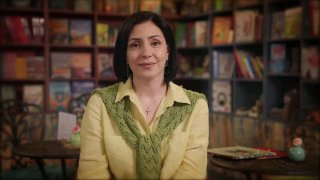 Сабет Оганесян в книжном доме «Аревик» в Гаваре