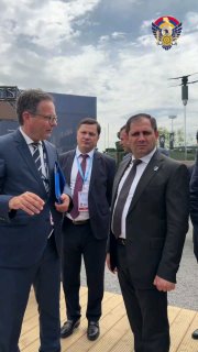 Министр обороны Армении Сурен Папикян обсудил с KNDS и Airbus сотрудничество в Париже